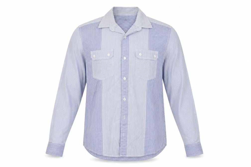 Mens UK Size M NEXT Blue  Button-Up Long Sleeve Casual Shirt