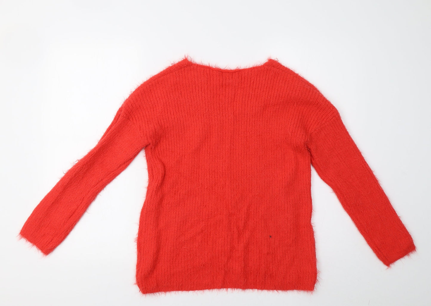 Primark Womens Red   Henley Jumper Size M