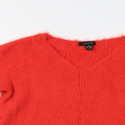 Primark Womens Red   Henley Jumper Size M