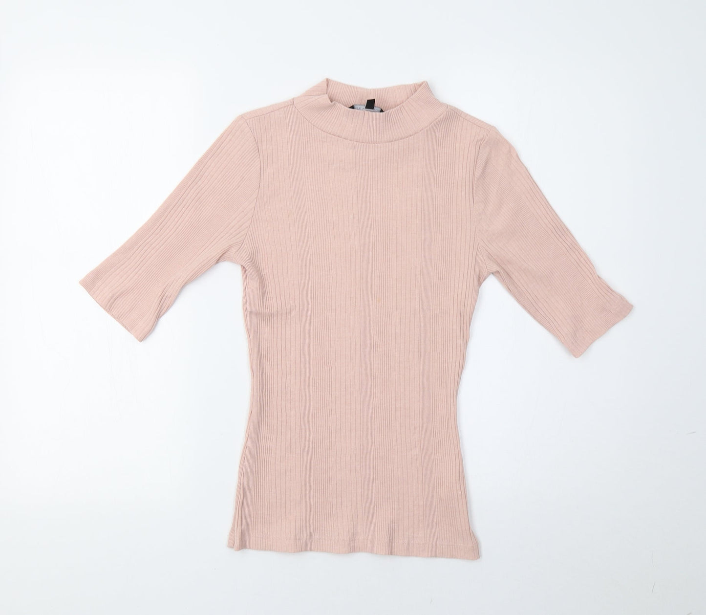 Womens UK Size 12 NewLook Pink Basic T-Shirt