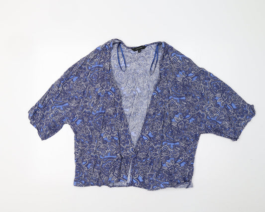 Womens UK Size 12 New Look Blue Overcoat