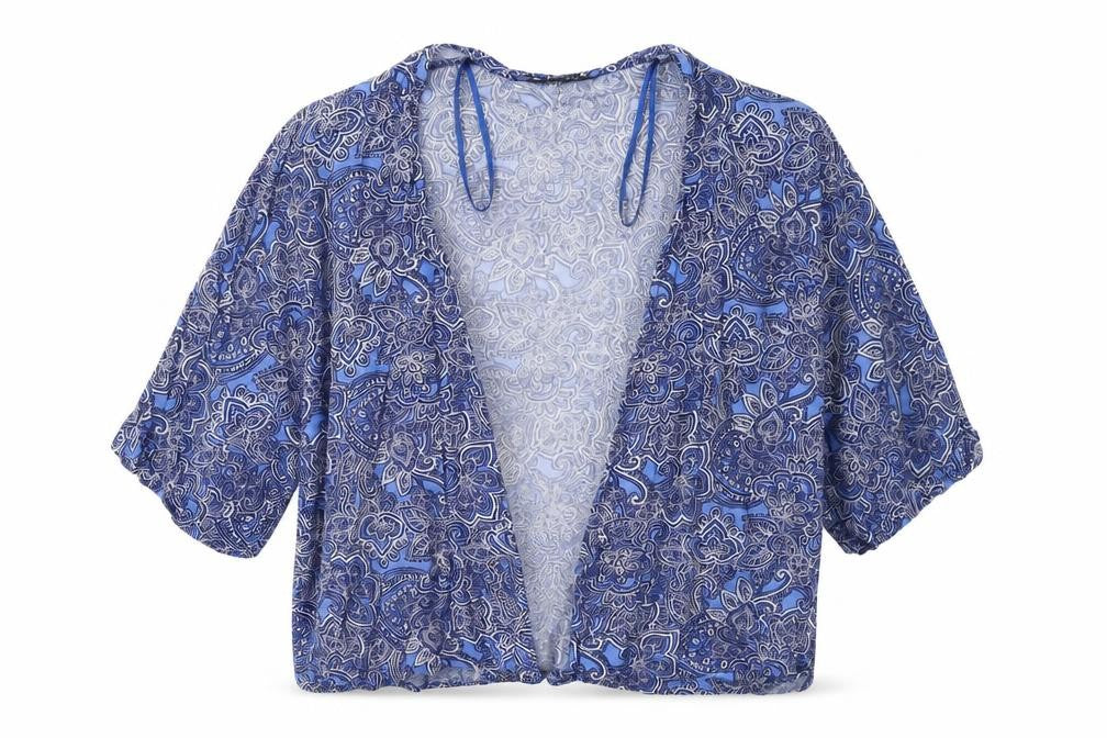 Womens UK Size 12 New Look Blue Overcoat