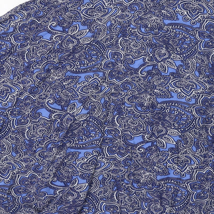 Womens UK Size 12 New Look Blue Overcoat