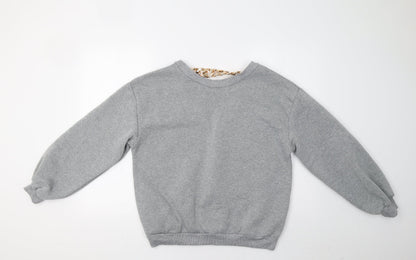 Cherry Koko Womens Grey   Pullover Sweatshirt Size M  - Golden Chain