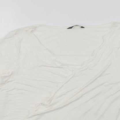 Matalan Womens White Solid   Gown Size 14