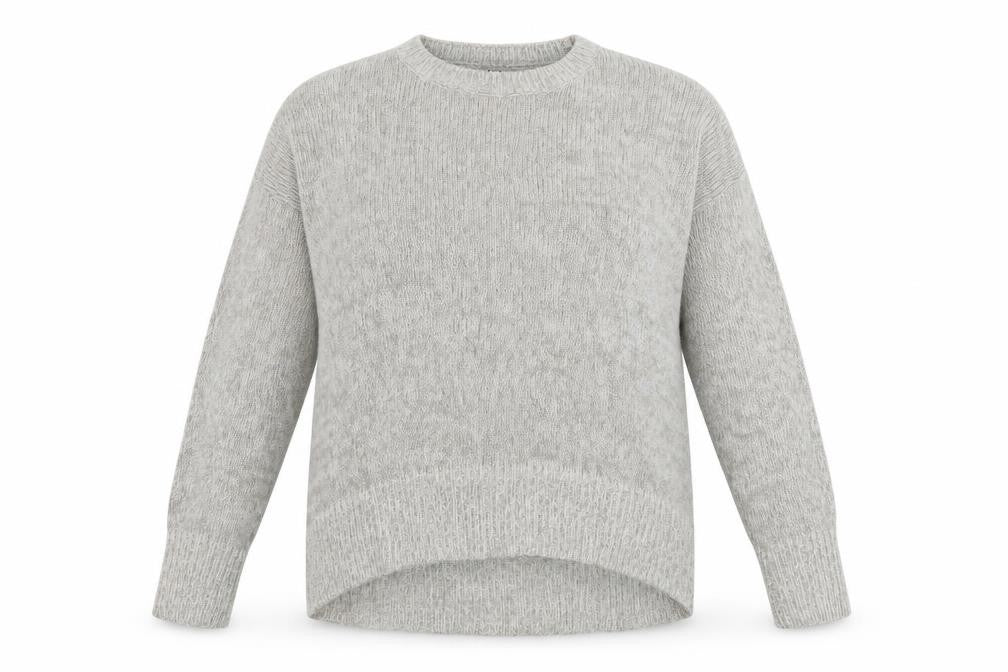 Womens UK Size L New Look Grey Pullover Jumper