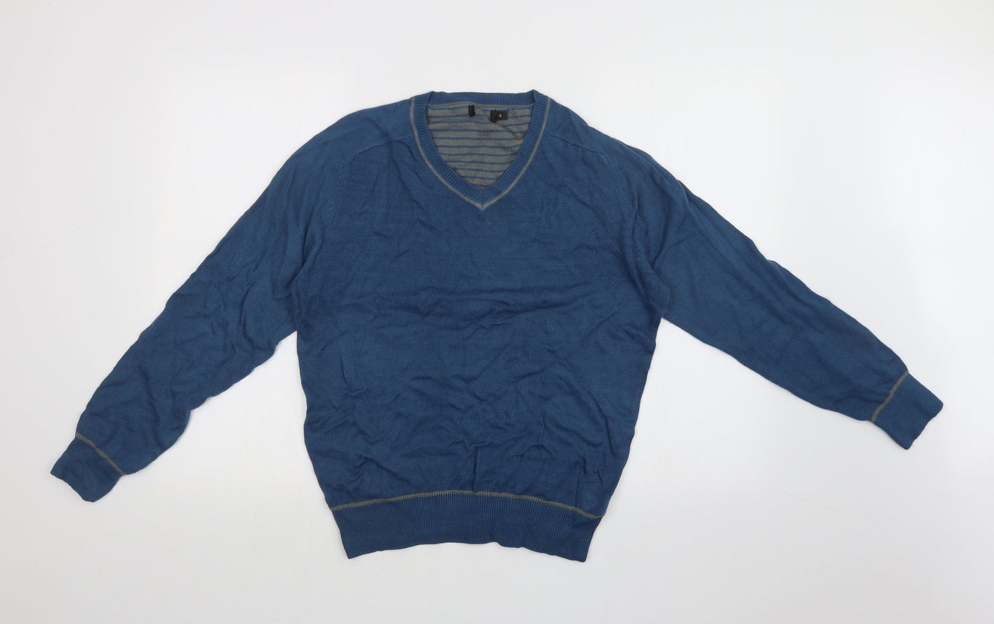 F&F Mens Blue   Pullover Jumper Size S