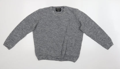 Mens UK Size M Burton Grey Pullover Sweatshirt
