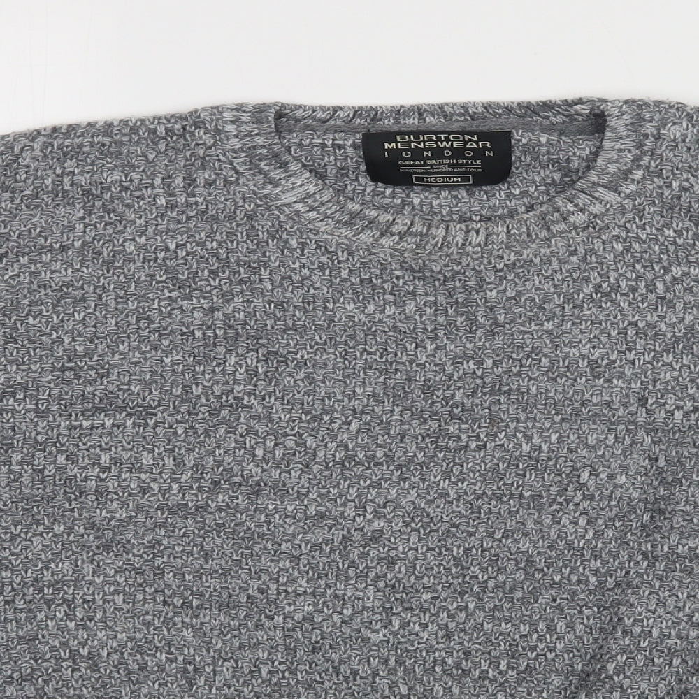 Mens UK Size M Burton Grey Pullover Sweatshirt