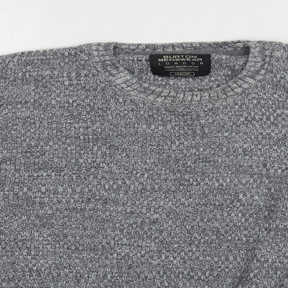 Mens UK Size M Burton Grey Pullover Sweatshirt