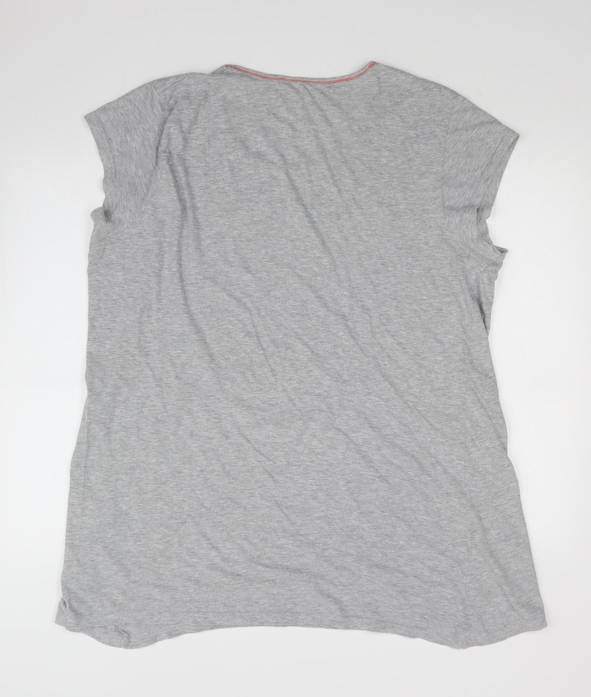 Preworn Womens Grey Solid  Top Nightshirt