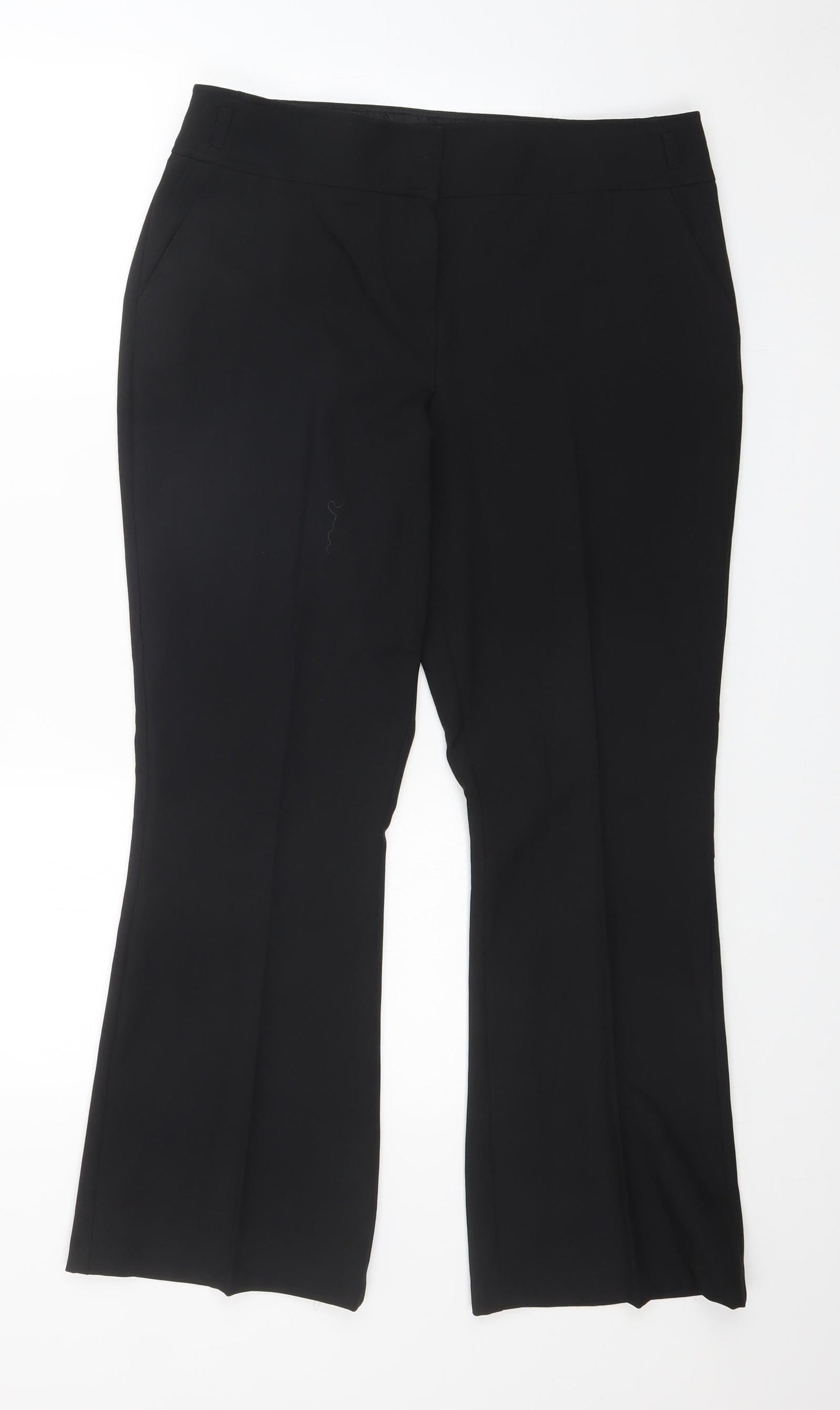 E-vie Womens Black   Dress Pants Trousers Size 12 L27 in