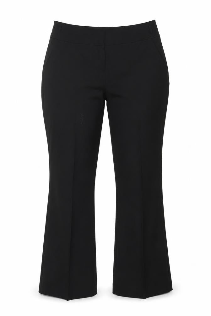 Womens UK Size 12 E-vie Regular Fit Dress Pants Black Trousers