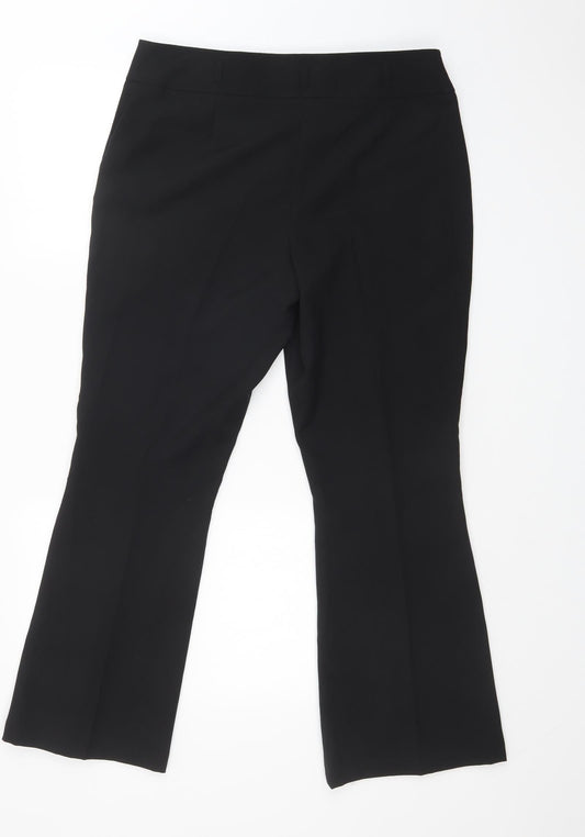 E-vie Womens Black   Dress Pants Trousers Size 12 L27 in