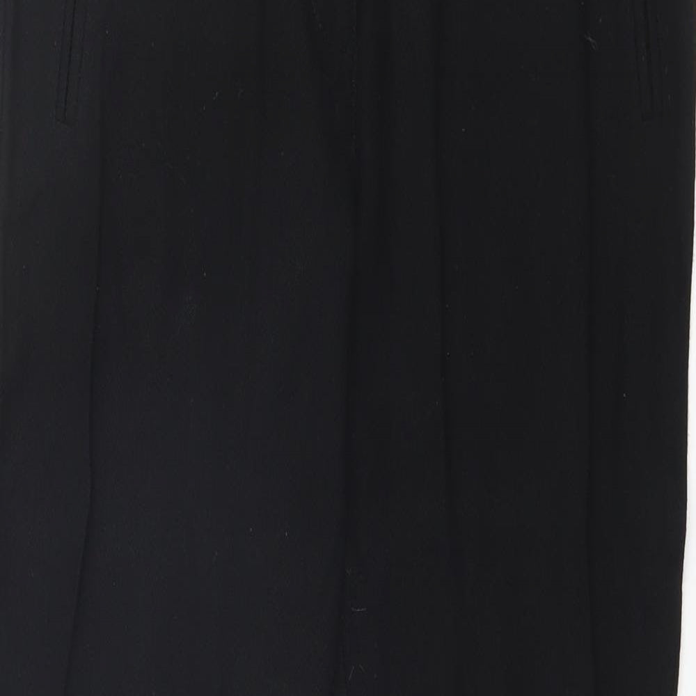 Womens UK Size 10 REDHERRING Regular Fit Dress Pants Black Trousers