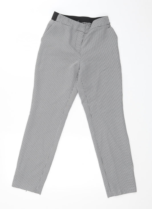 Primark Womens Multicoloured Houndstooth  Dress Pants Trousers Size 6 L26 in