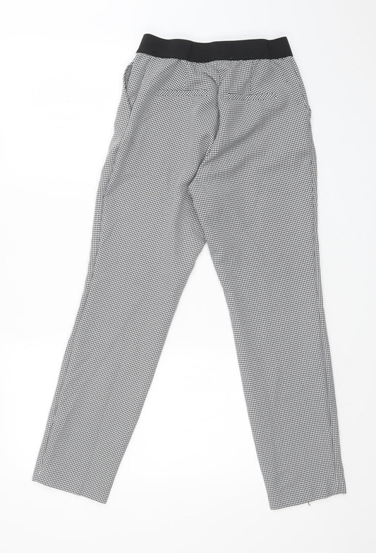 Primark Womens Multicoloured Houndstooth  Dress Pants Trousers Size 6 L26 in
