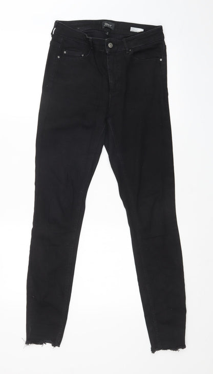 Only Womens Black   Skinny Jeans Size M L29 in