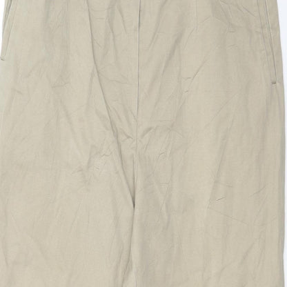 Womens UK Size 34 in Preworn Regular Fit  Beige Trousers