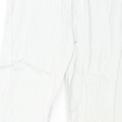 DUGELO LIKRICO Womens White   Straight Jeans Size 32 in L29 in