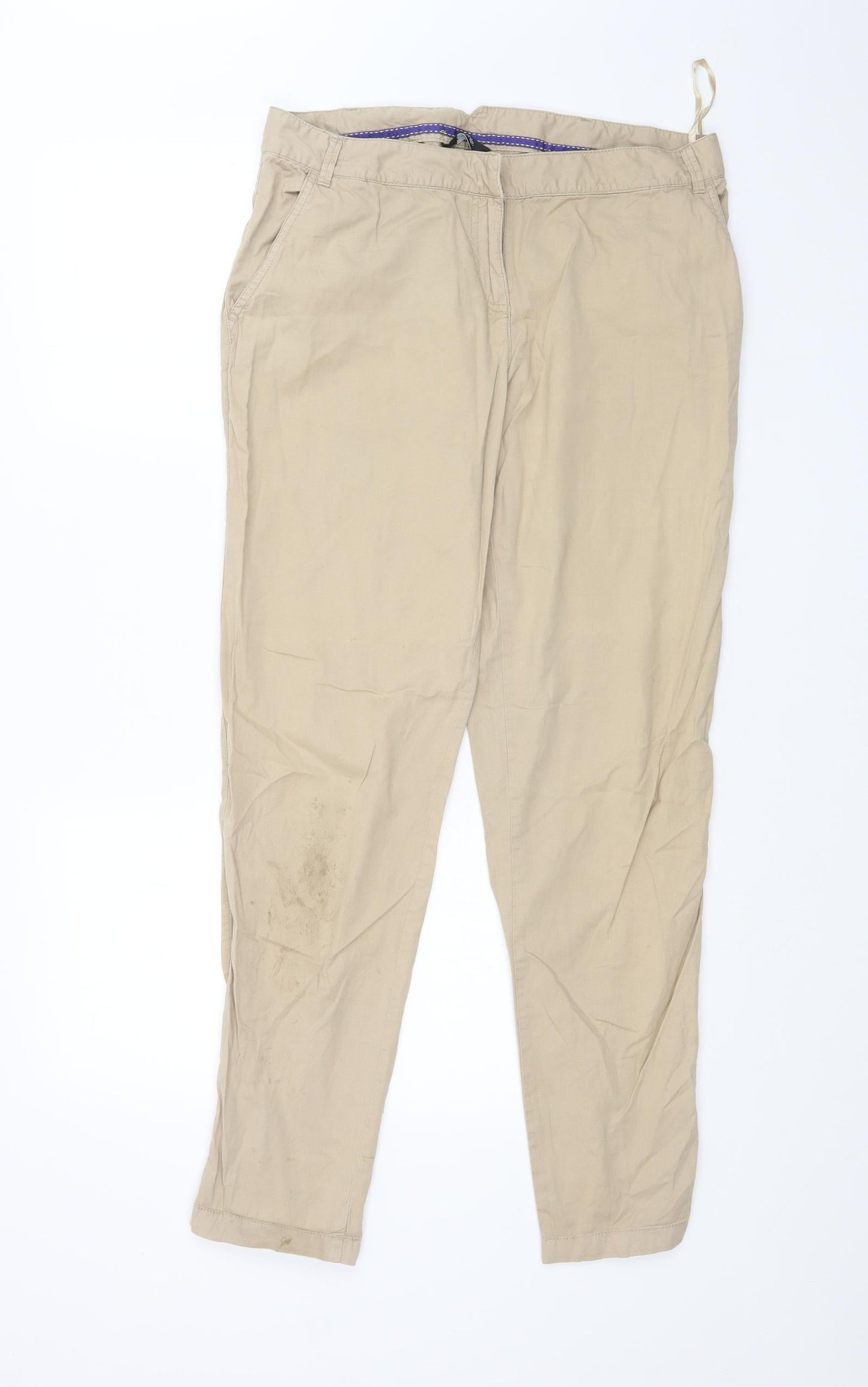 George Womens Beige   Trousers  Size 12 L30 in