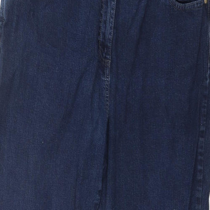 Womens UK Size 38 Preworn Regular Fit Straight Blue Jeans