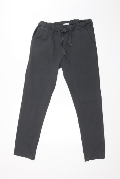 Womens UK Size XL Preworn Regular Fit  Grey Trousers