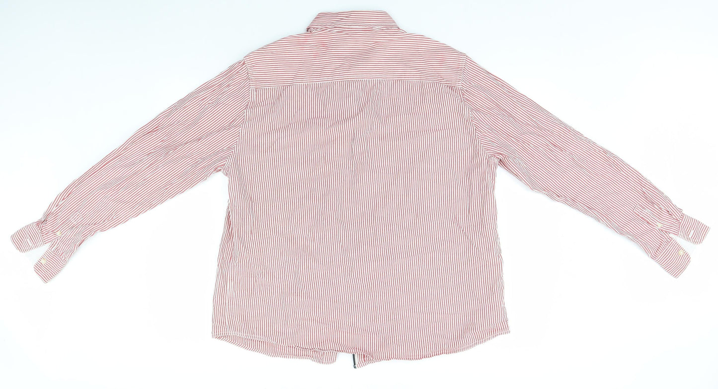 Mens UK Size XL Easy White  Button-Up Long Sleeve Casual Shirt