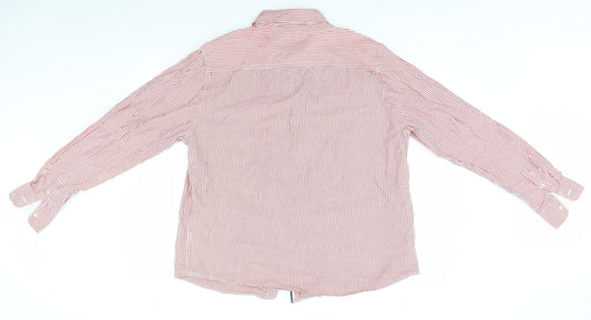 Mens UK Size XL Easy White  Button-Up Long Sleeve Casual Shirt
