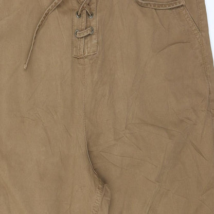 NEXT Womens Brown   Trousers  Size 16 L22 in