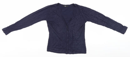 Womens UK Size 10 Marks and Spencer Blue Cardigan Jumper