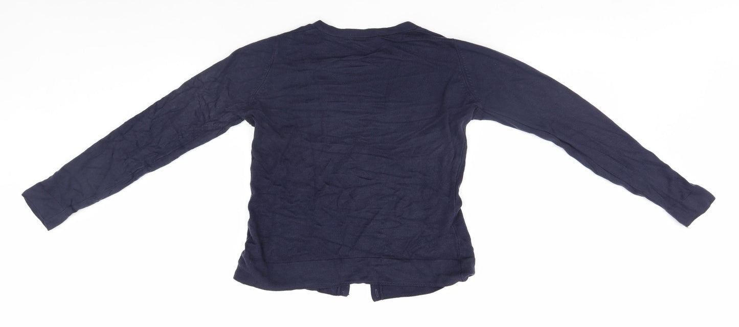 Womens UK Size 10 Marks and Spencer Blue Cardigan Jumper