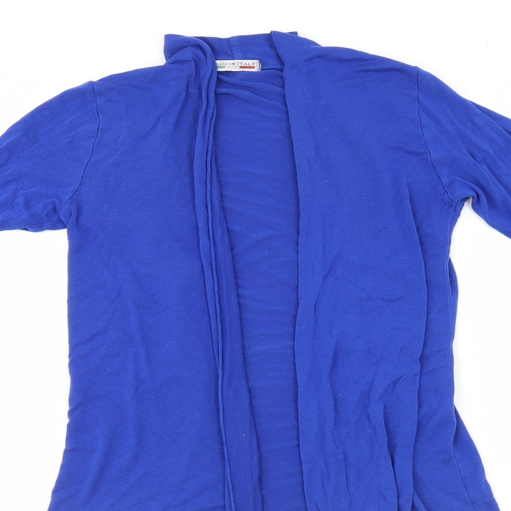 Womens UK Size  Made in Italy Blue Cardigan Jumper