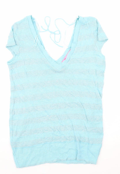 Womens UK Size 10 River Island Blue Pullover Jumper
