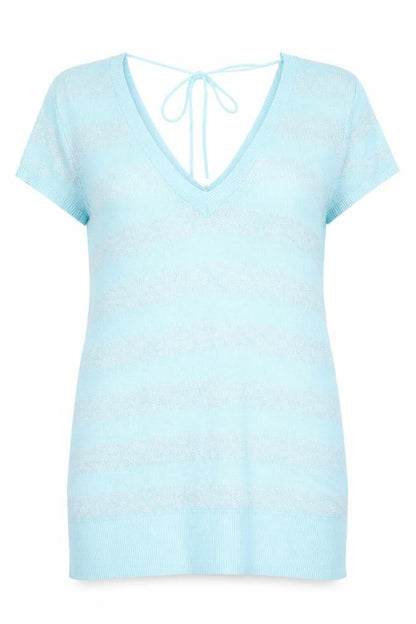 Womens UK Size 10 River Island Blue Pullover Jumper