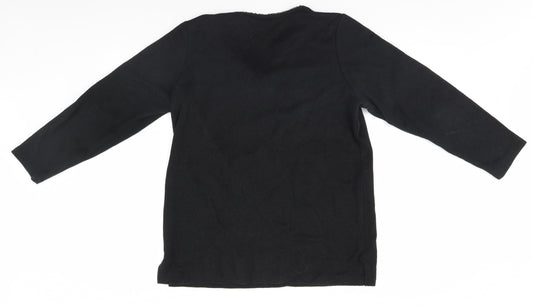 Womens UK Size 14 BHS Black Pullover Jumper