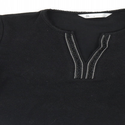 Womens UK Size 14 BHS Black Pullover Jumper
