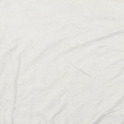 Womens UK Size 8 Marks and Spencer White Pullover Jumper