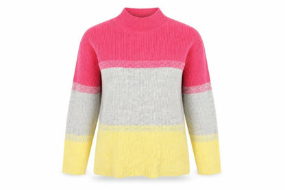 Womens UK Size 10 M&Co Multicoloured Pullover Jumper