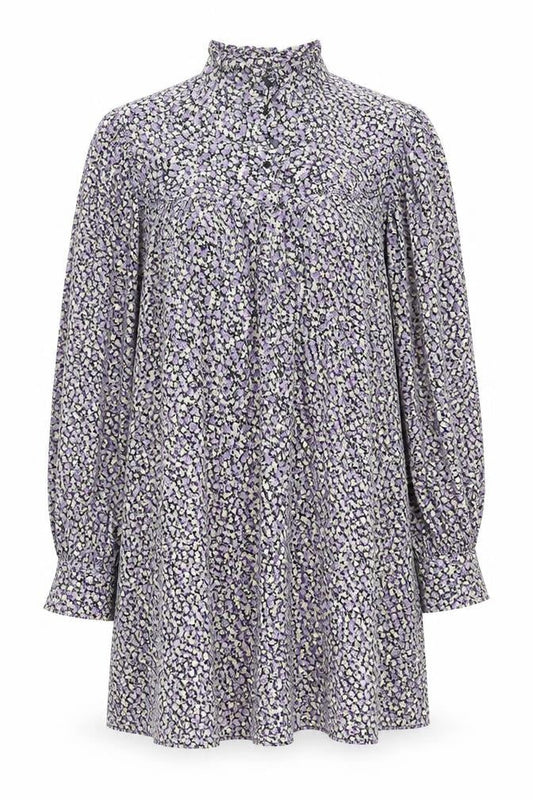 Vero Moda Womens Black Floral  A-Line  Size 12