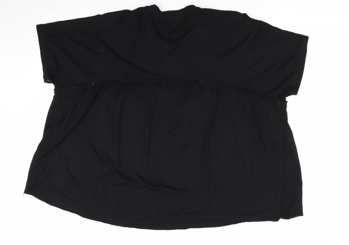 George Womens Black   Basic T-Shirt Size 12