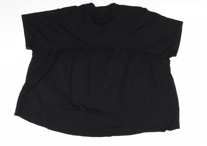 George Womens Black   Basic T-Shirt Size 12