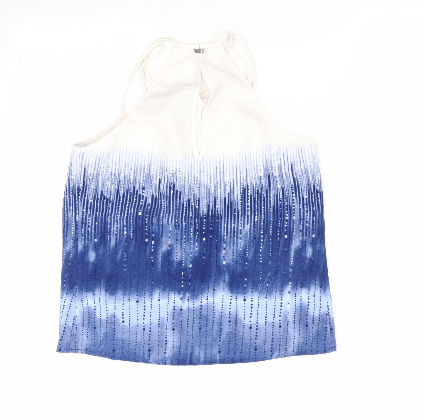Womens UK Size 8 H&M Blue Basic Blouse