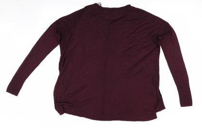 Womens UK Size 12 H&M Purple Pullover Jumper