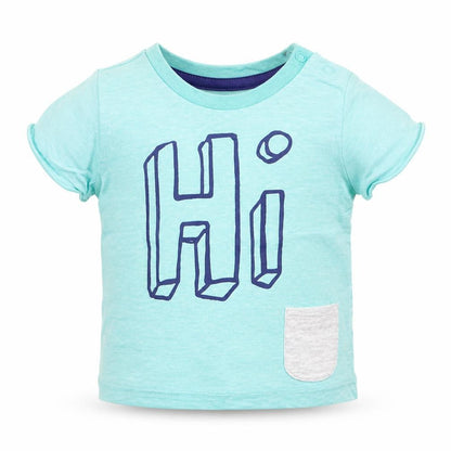 F&F Boys Green   Basic T-Shirt Size 3-6 Months
