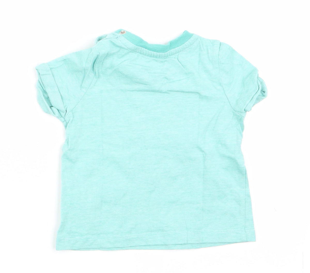 F&F Boys Green   Basic T-Shirt Size 3-6 Months