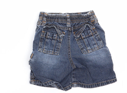 Gymboree Boys Blue   Cargo Jeans Size 12-18 Months