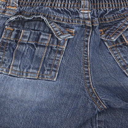 Gymboree Boys Blue   Cargo Jeans Size 12-18 Months