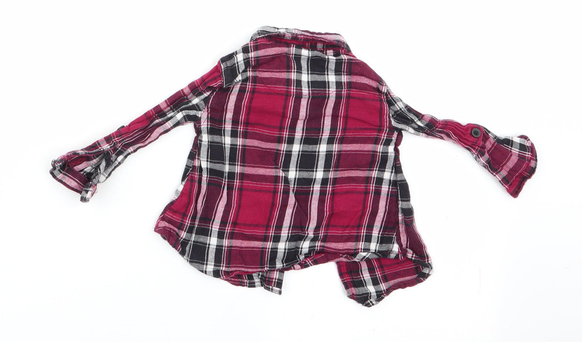 Primark Boys Red Check  Basic Button-Up Size 6-9 Months