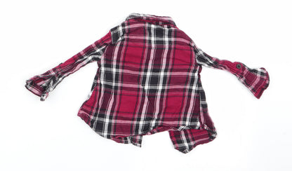Primark Boys Red Check  Basic Button-Up Size 6-9 Months